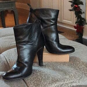 Miss Sixty black Italian leather ankle boots